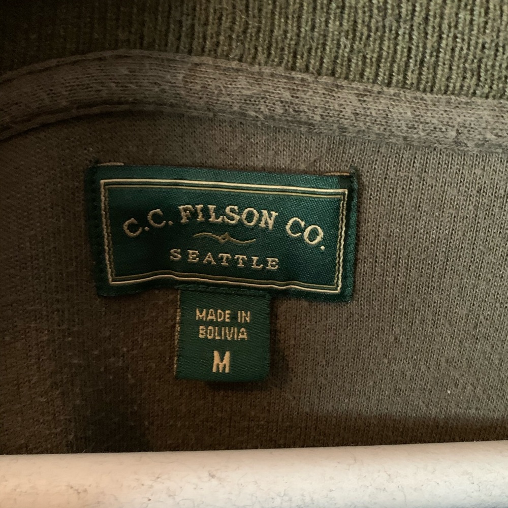 Filson Green Pullover - Picture 4 of 6